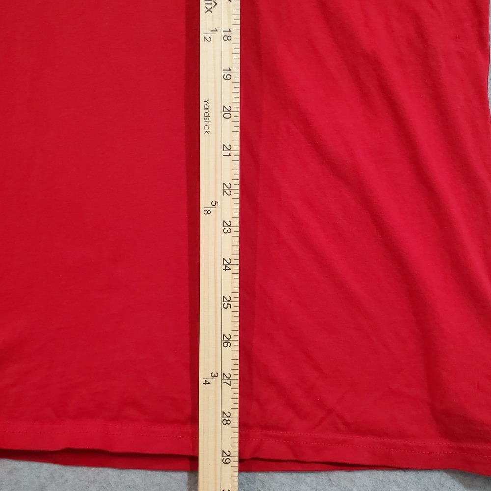 Polo Ralph Lauren Hoodie XL Red Blue 1967 Spell Out Hooded Lightweight - Picture 3 of 7